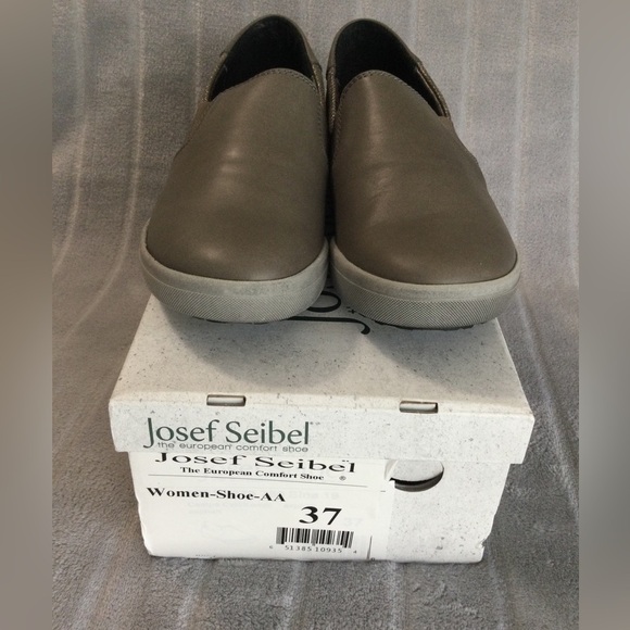 Josef Seibel Sina 19 Gray Slip-On Shoes EU 37 US 6 to 6.5 - Picture 3 of 13